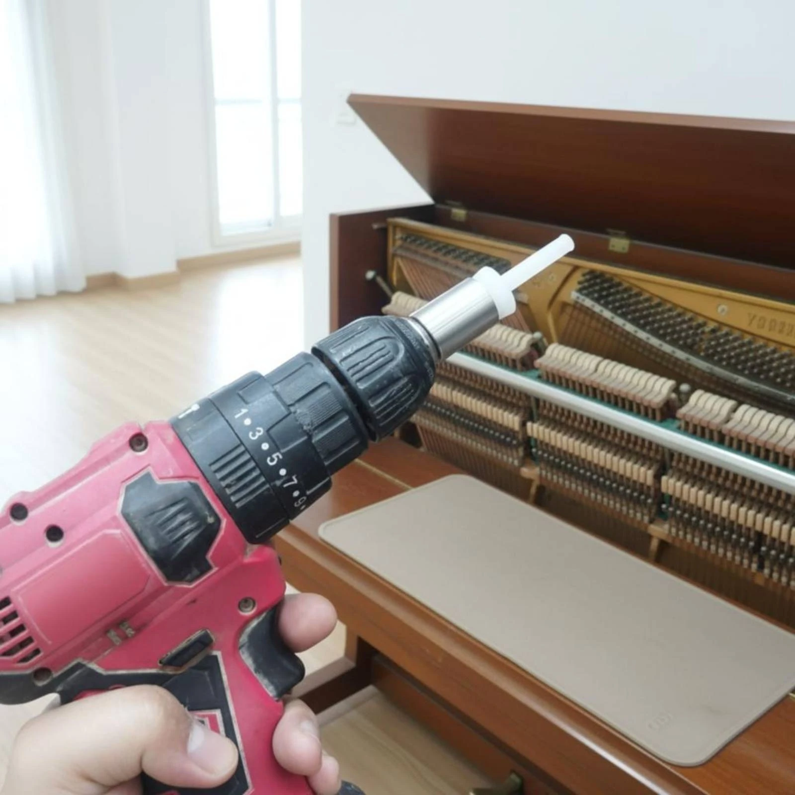 

Tuning Peg Brush Easy to Use Piano Peg Cleaning Kit Instrument Care High Hardness