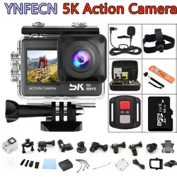 YNFECN C1S 5K 30fps Action Camera 4K 60FPS DVR Sports Camcorder go Waterroof WIFI Cam Pro