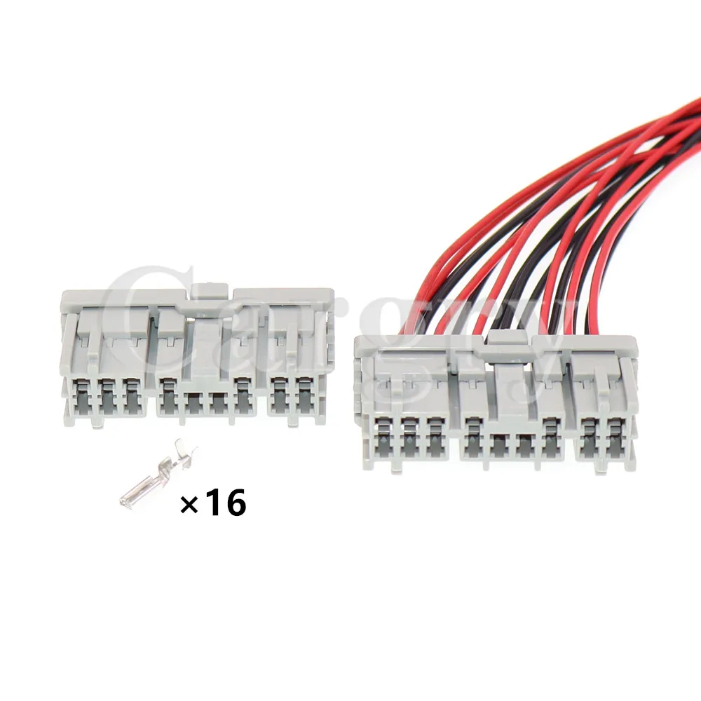 1 Set 16P Auto Plug AC Assembly For Honda 6098-0255 Car Wiper Headlight Combination Switch Unsealed Socket 6098-0256