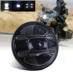 7 Inch Motorcycle Led Headlight Universal Round 7