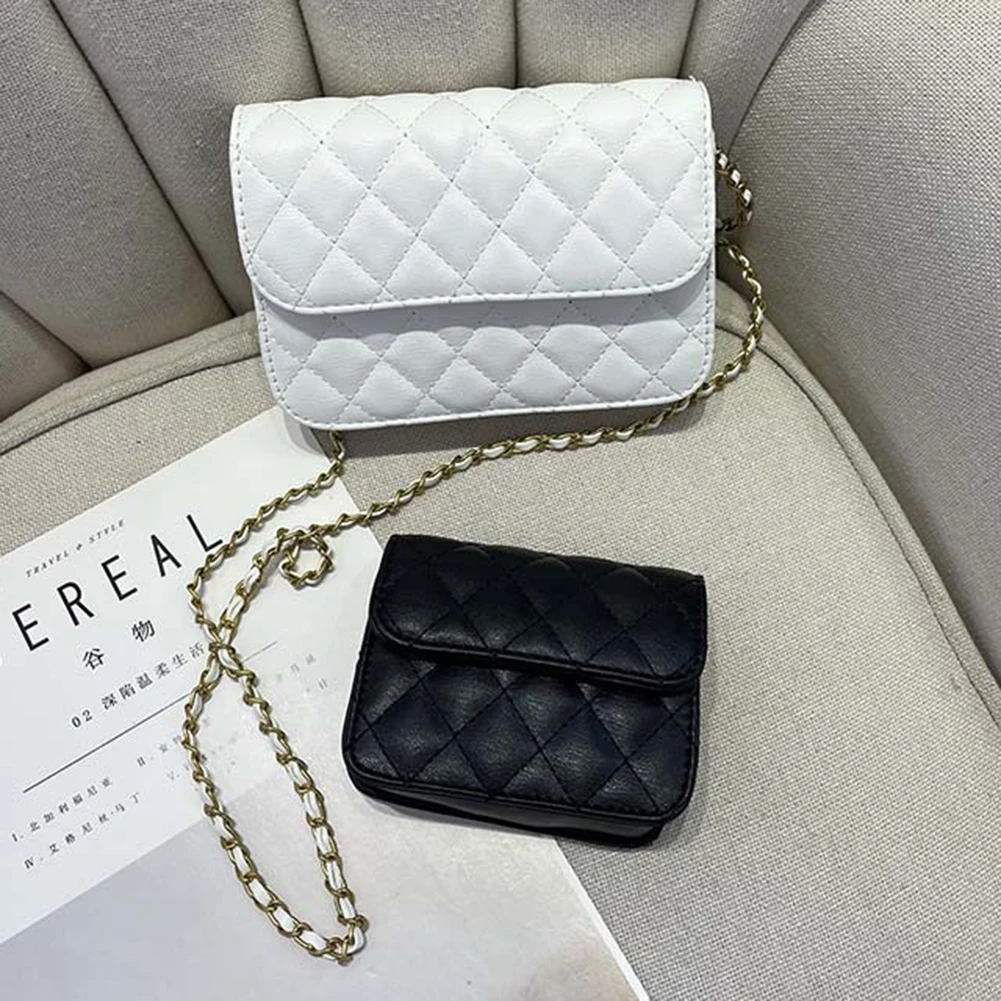 Women Quilted Crossbody Purse Versatile Y2k Shoulder Bag Casual Satchel Sling Purse Leather Hobo Bag Girl Stylish Purse