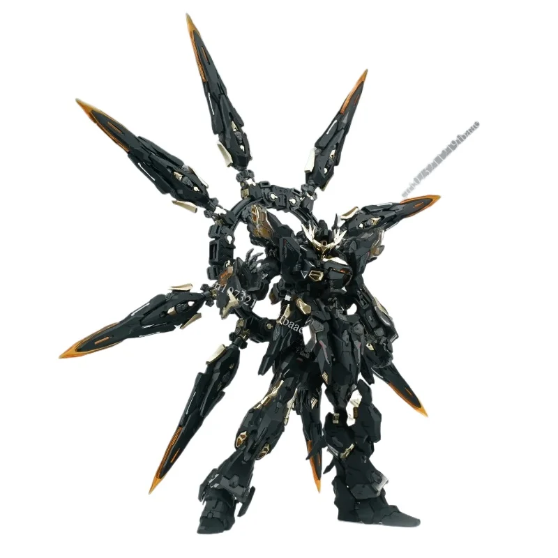 Auf Lager ALLE INKLUSIVE FULLSION APOCALYPSE MG 1/100 Schwarz Gold A-01 Montage Modell Kit Legierung Skelett Spielzeug Action Figur Geschenke