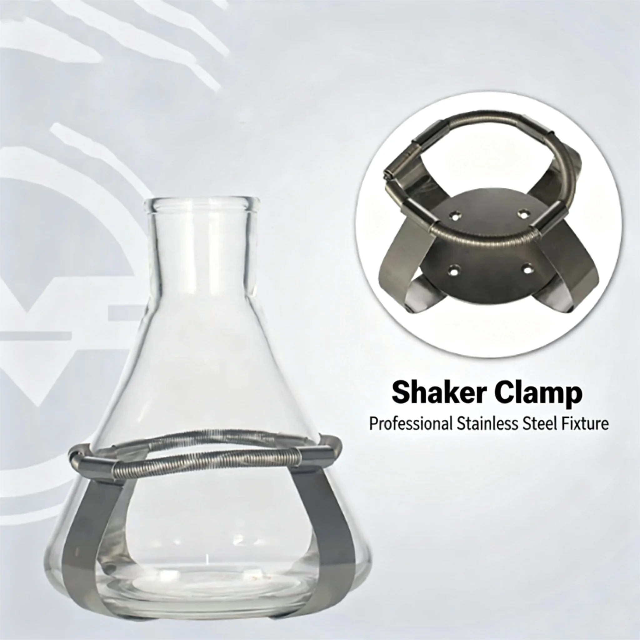 2.8L large-mouth Erlenmeyer flask shaking bottle 2800ml Erlenmeyer flask with baffle culture bottle