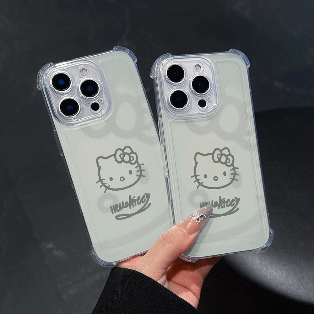 Custodie per telefoni Sanrio per IPhone 13 IPhone 16/15/14/13/12/11/x/xs/xs Max Custodie per cellulari donna Sanrio KT Ins Style Semplicity
