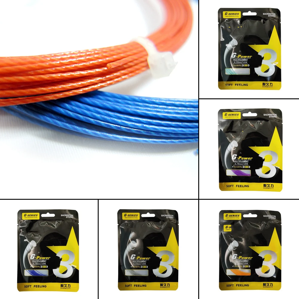 Badminton Racket String High Flexibility String Line Training Racket Accessories,Durable Amateur Badminton Racket Strings