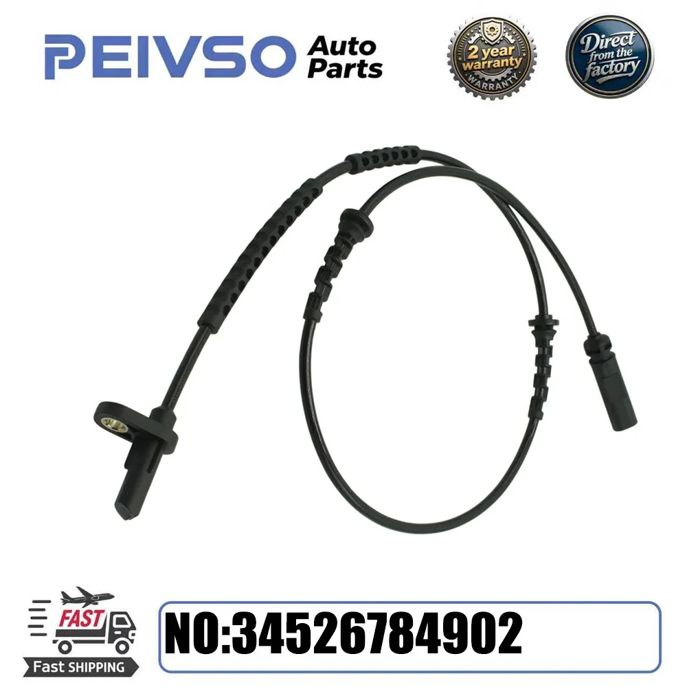 

34526784902 New ABS Wheel Speed Sensor Front Left/Right For BMW 528i 535i 550i 640i 650i 740Li 750i Car accessories