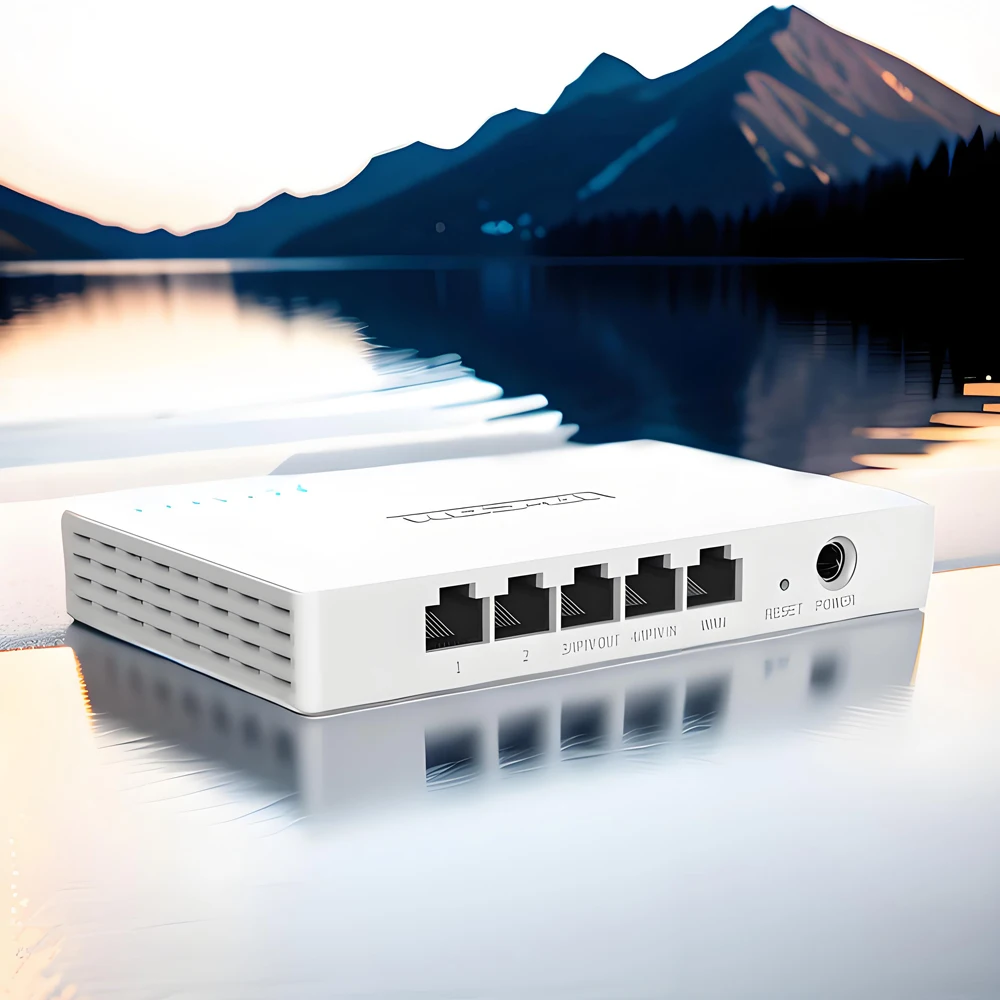 Router, PoE Switch & Controller 3-in-1 Gigabit Router 4 PoE+ LAN Port Manage Wireless Access Point Seamless Roaming Mesh Network