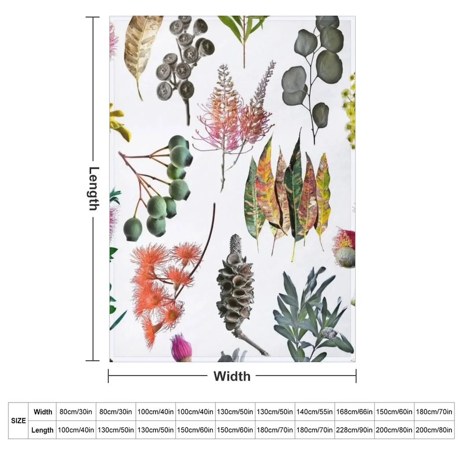 Australian Nature Collage 2 Throw Blanket Bed linens Thin Kid'S sofa bed Heavy bed plaid Blankets