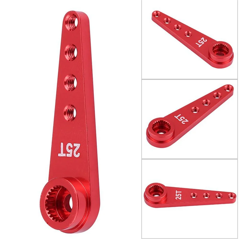 

A13Q-4X Alloy WPL1627R Upgrade 25T Metal Steering Arm For WPL RC1:16 Car DIY Red