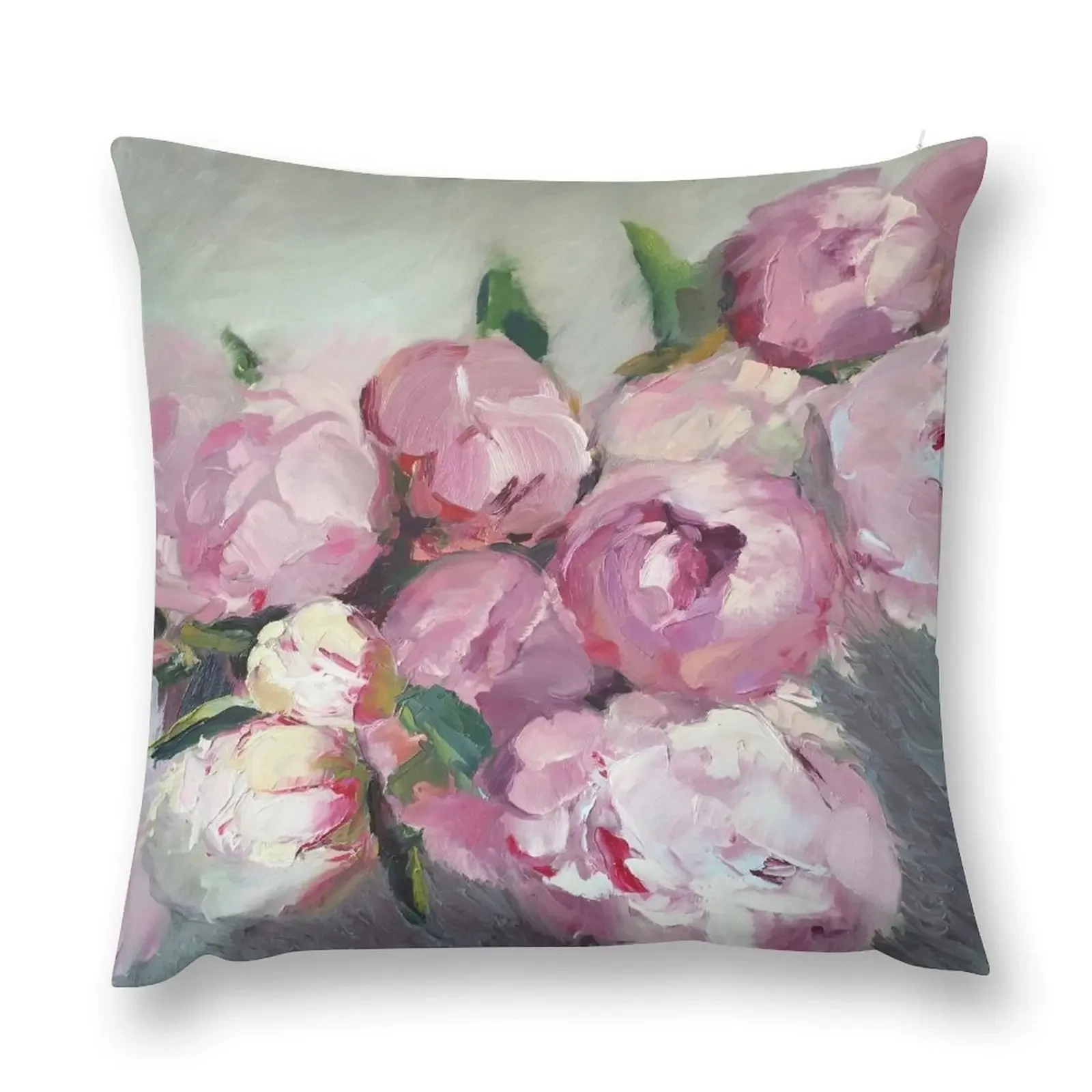 

Pink Peonies Balls Throw Pillow Luxury Sofa Cushions Couch Cushions Pillow Cases Sofa Pillow Cover