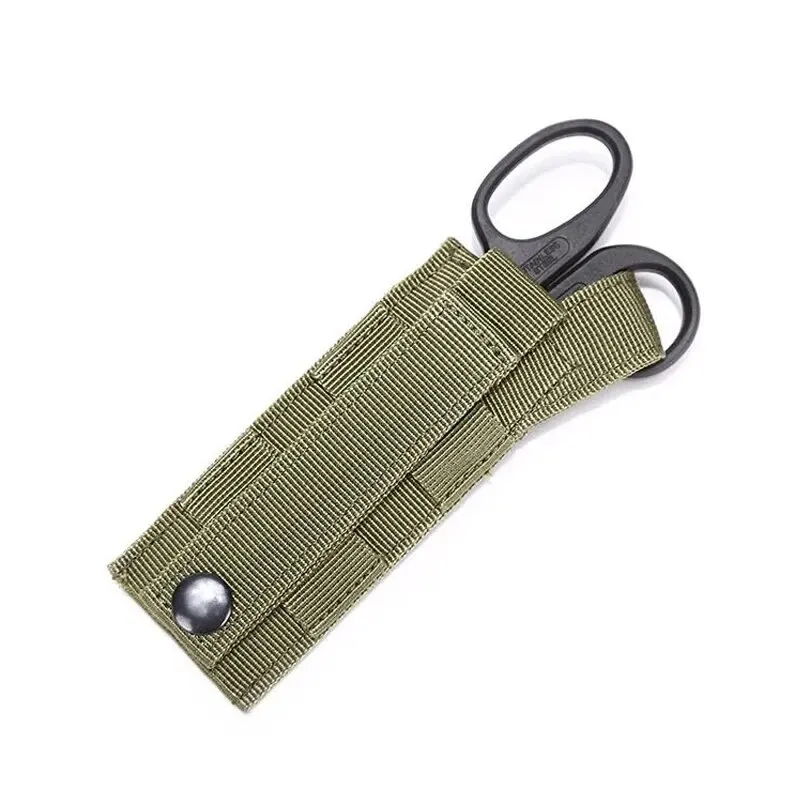 Tactical Molle Medical Scissors Pouch Flashlight Knife Holster EMT Holder Outdoor Hunting Accessories EDC Tool Bag