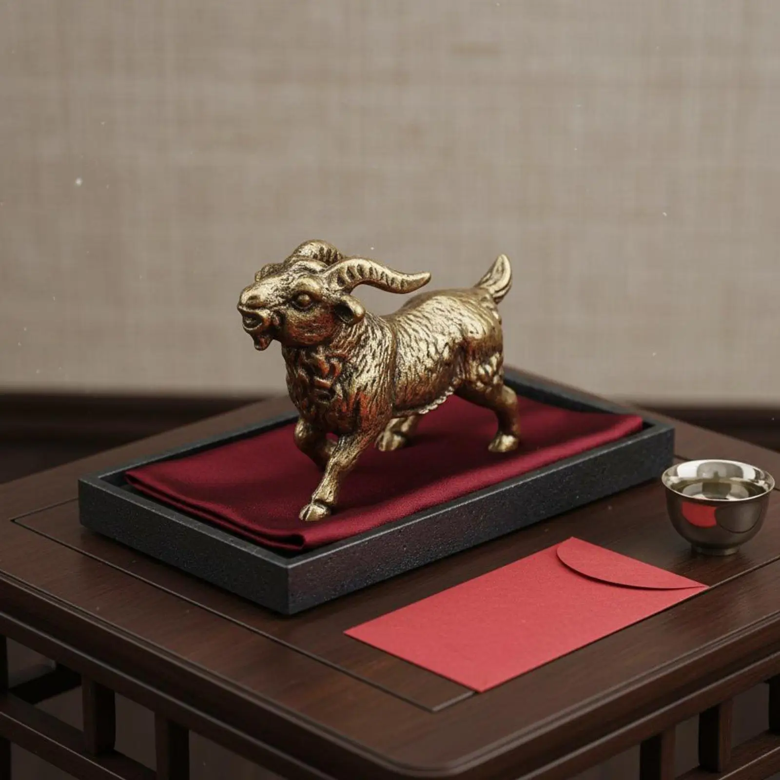 Brass Zodiac Figurine 12 Piece Chinese Astrology Animal Collection for Bookshelf Decor Antique Copper Craft Tradition