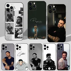 Singer L-Liam P-Paynes Phone Case For iPhone 16,15,14,13,12,11 Plus,Pro Max,XS,X,XR,SE,Mini,8,7 Soft Silicone Black Cover