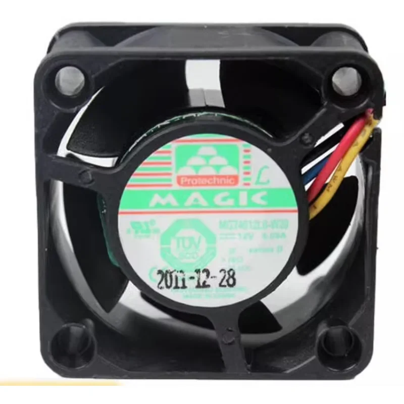 Magic MGT4012LB-W20 DC 12V 0.08A 40x40x20mm 4-Wire Server Cooling Fan
