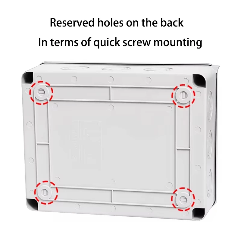 HT Series Junction Box 2/5WAY PC Plastic Outdoor Electrical IP65 Waterproof Distribution Box Switch Box
