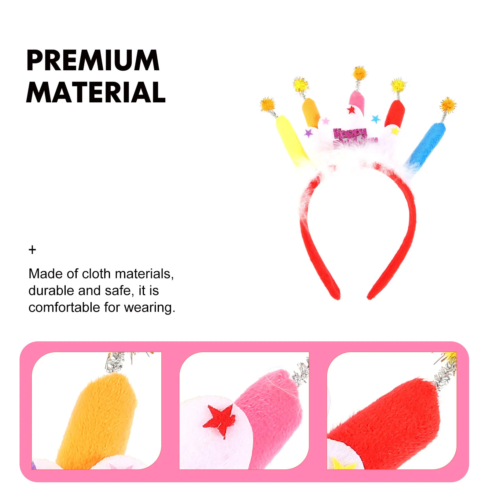 

Повязка на голову для торта на день рождения, креативная тканевая повязка для волос, аксессуар, повязка на голову для вечеринки, тканевая повязка для волос, аксессуар для волос