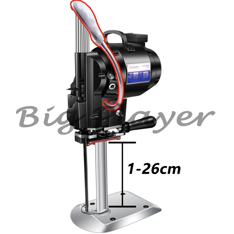 Electric Cloth Cutting Machine - 6 to 15 Inch Vertical Straight Knife Fabric Cutter for Household Garment Making