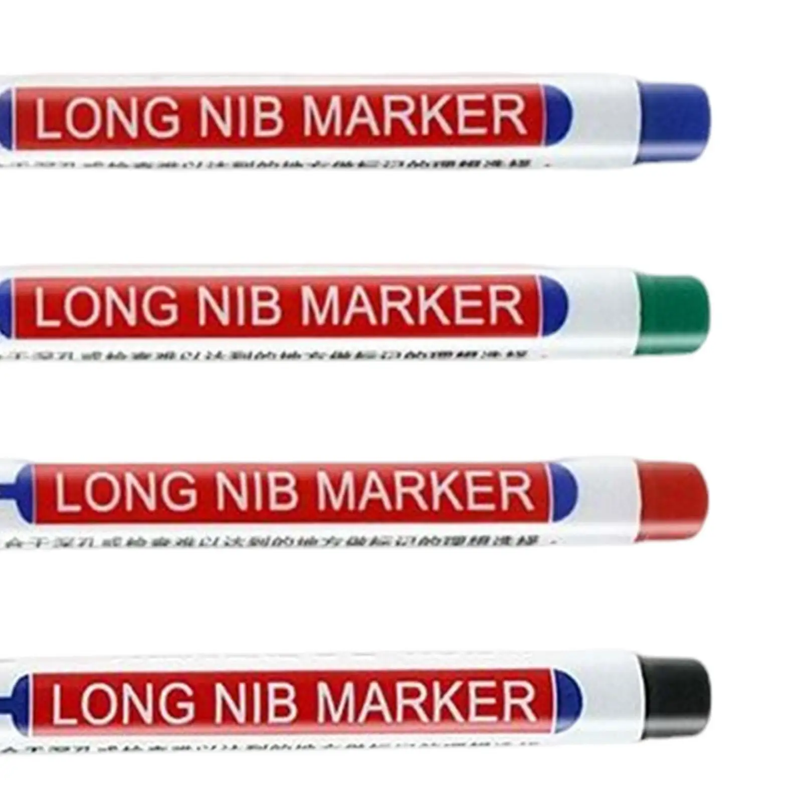 4x Long Head Markers Drill Hole Painting Multipurpose Long Nib