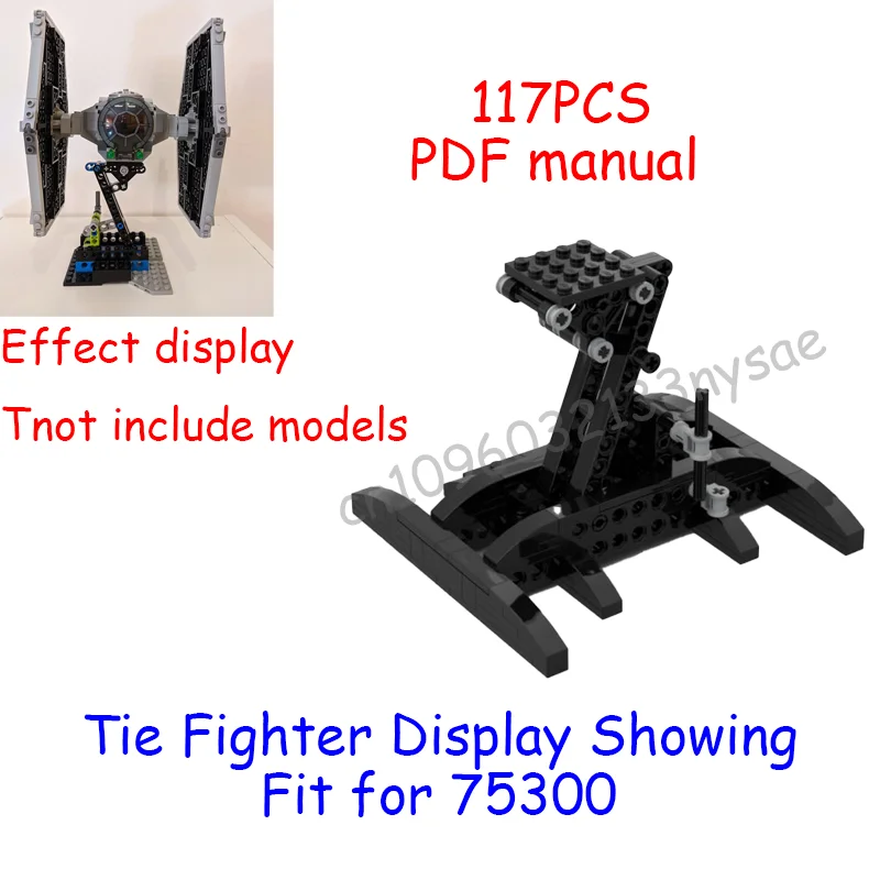 MOC Display Stand geschikt voor 75105 75155 75156 75192 75212 75243 75244 75249 75256 75257 75273 75292 75300 75301 Model Speelgoed Tonen