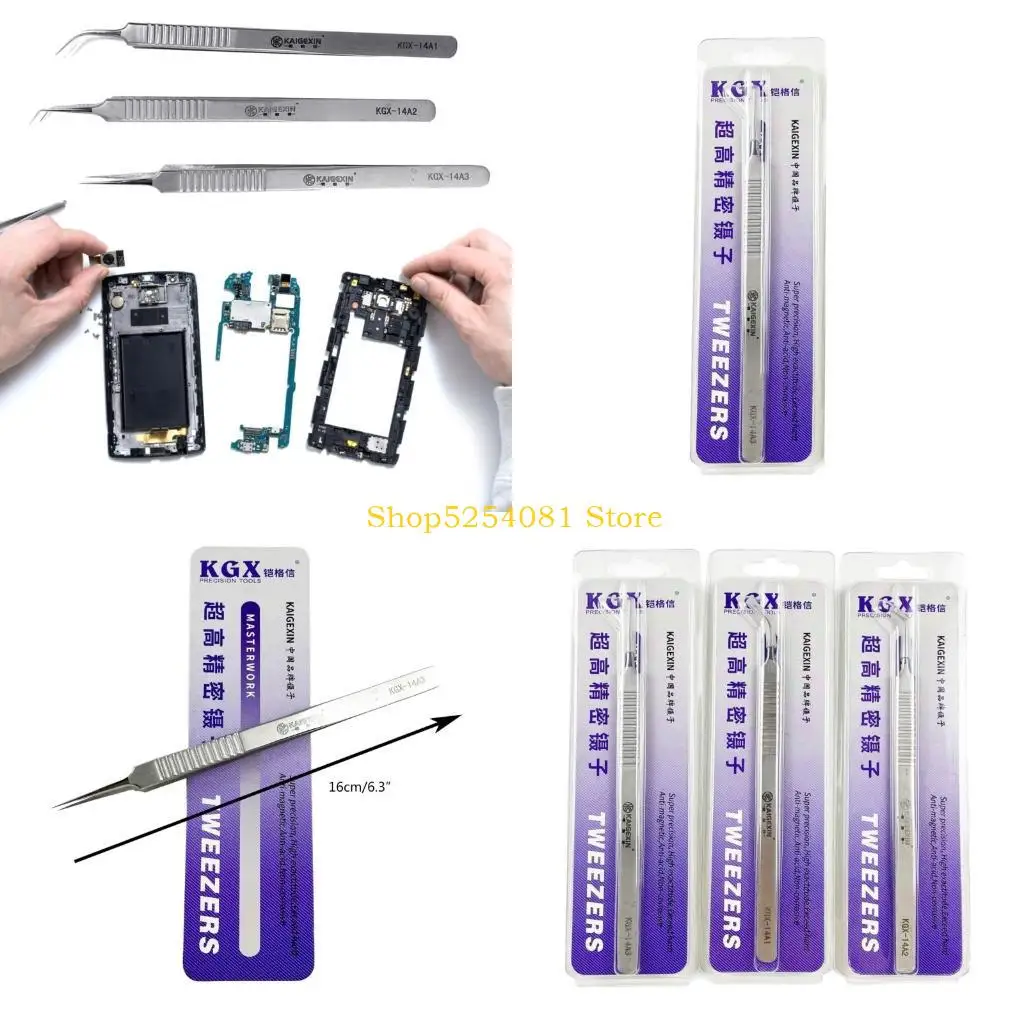 

AXYC Fine Tipped Tweezers for Handling Tiny Electronic Part