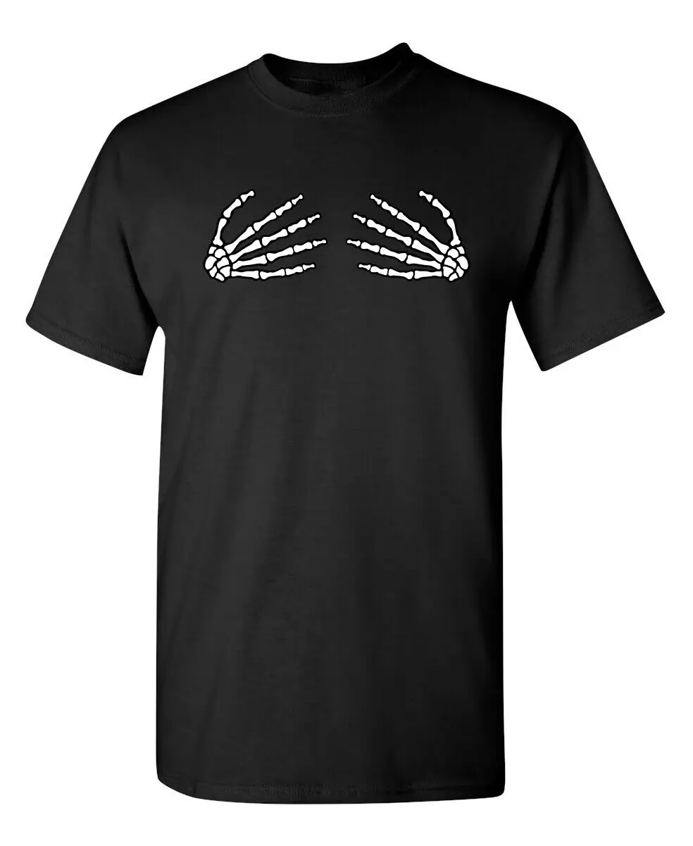 Skelett Hände Sarkastischer Humor Grafik Super Soft Ring gesponnenes lustiges T-Shirt