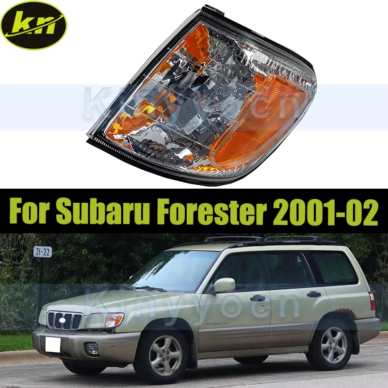 

Американская версия, автомобильный угловой светильник, лампа для Subaru Forester 2001 2002, фара, указатель поворота, угловая лампа