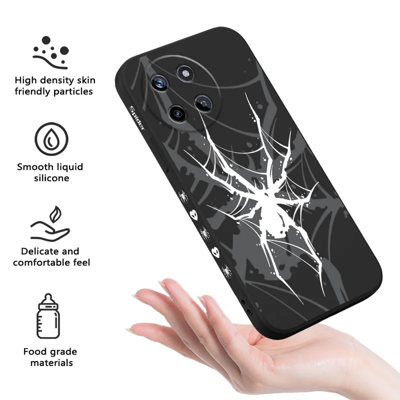 حافظة لهاتف OPPO Realme 14 13 12 11 10 9 9 9i 8 8i 7 Pro Plus C35 C21Y C25Y C25 4G 5G غطاء سيليكون سائل