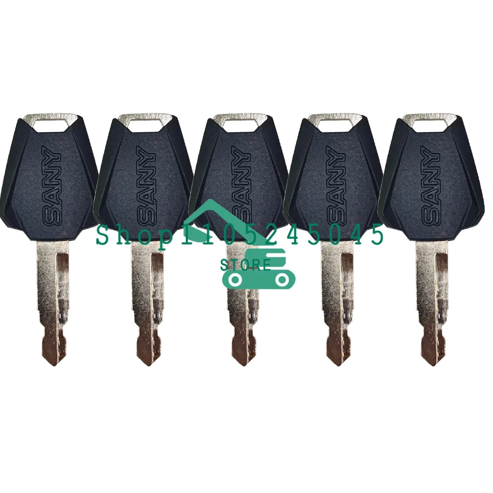 20PCS SANY Ignition Start Keys for Excavator SY16/35/55C/60/65/75/135/155/215/235/285/365 High Quality 2
