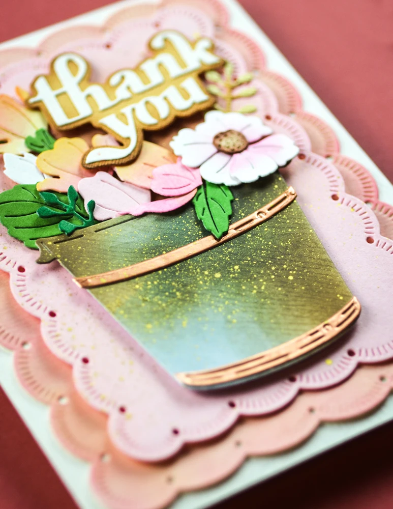 

Cheery Thank You Stamps 2025 New Metal Cutting Dies For DIY Scrapbooking Crafts Maker Photo Album Template Handmade Decoration