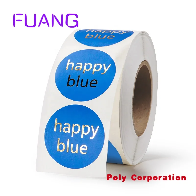 Gepersonaliseerde Product Prive Custom Ronde Stickers Papier Vinyl Zelfklevende Waterdichte Sticker Label Afdrukken Logo Sticker Roll