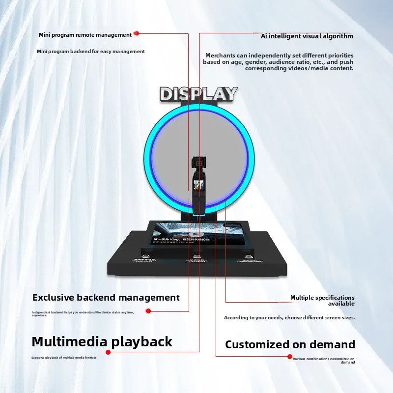 Portable shot display stand gopro handheld camera acrylic L-shaped desktop promotion table