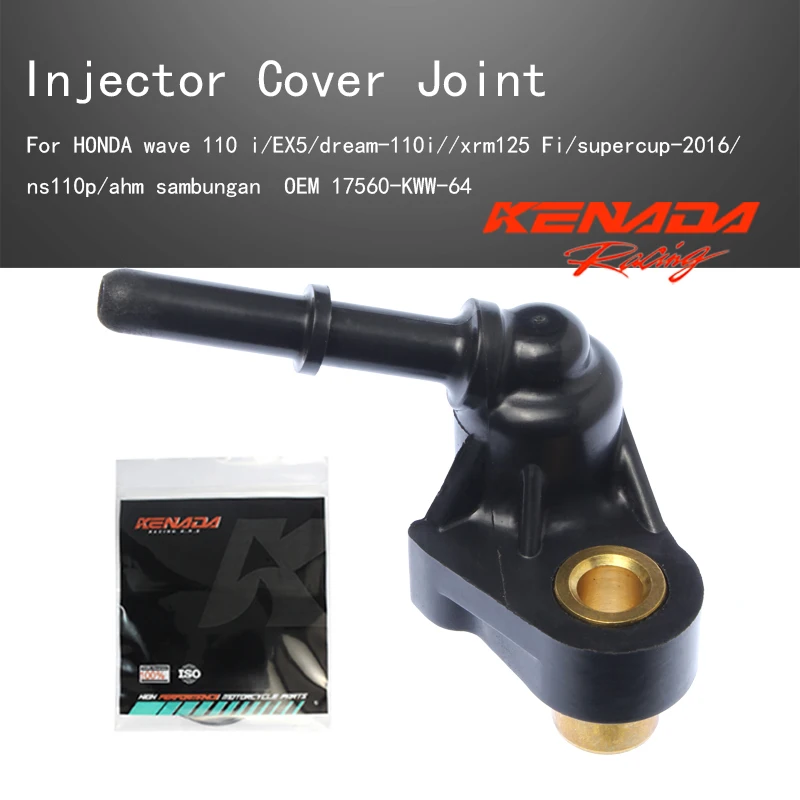 

Injector Cover Joint For HONDA wave 110 i/EX5/dream-110i//xrm125 Fi/supercup-2016 /ns110p/ahm sambungan OEM 17560-KWW-640
