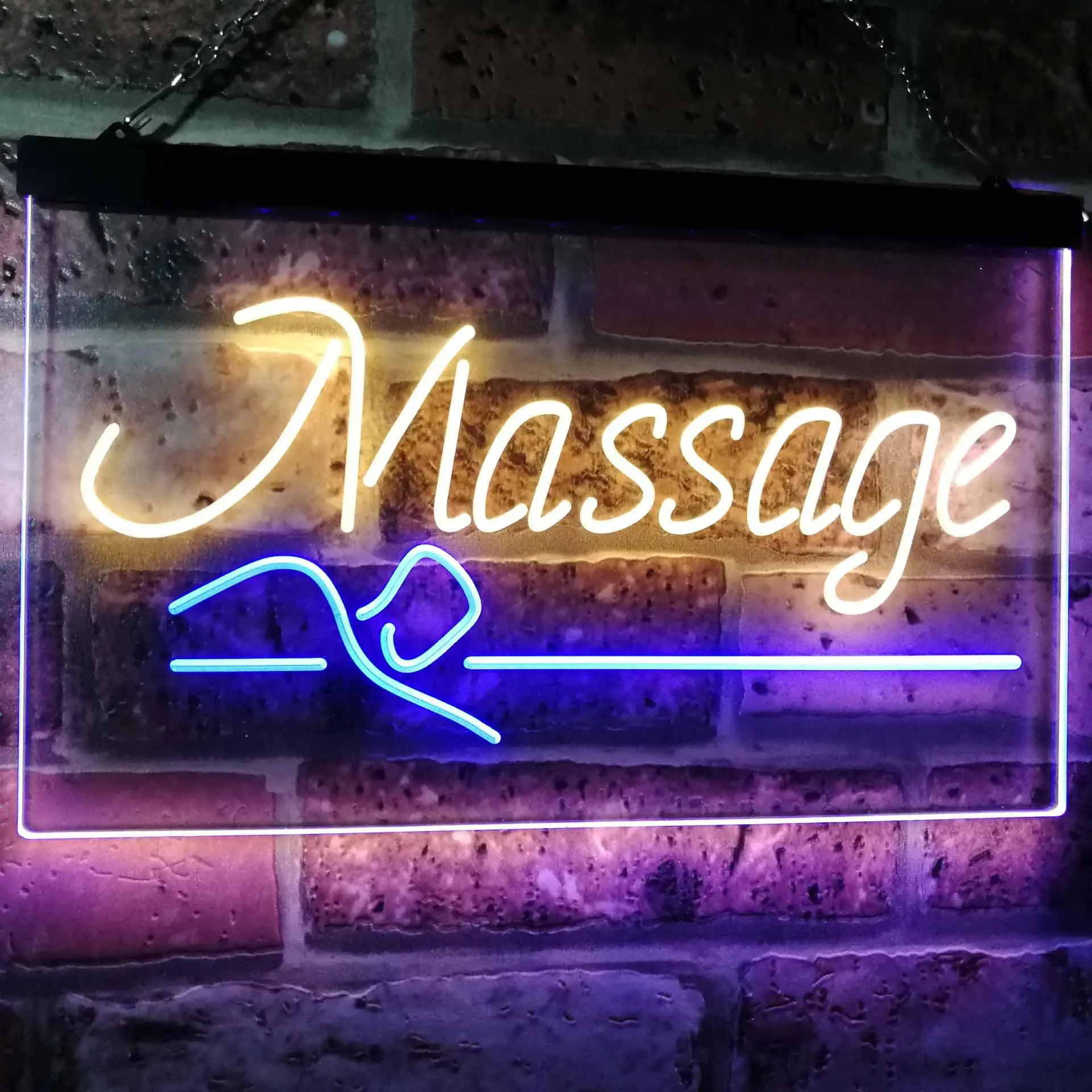 

Massage Therapy Dual Color Led Neon Sign st6-i2320