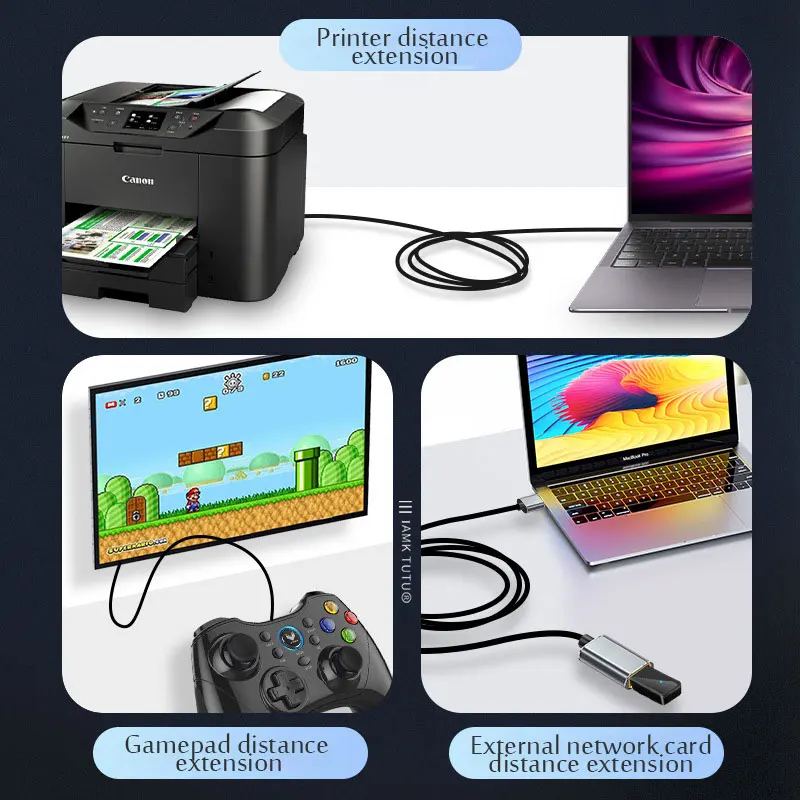 USB 3.0 Verlängerungskabel für Smart TV PS4 Xbox One SSD USB zu USB Kabel Verlängerung Datenkabel Mini USB 3.0 Verlängerungskabel – Detail 9