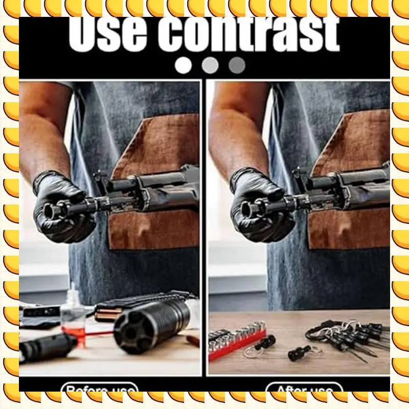 

BAAU 10Set 1/4Inch Portable Screwdriver Bits Holder Hand Extension Bar Drill Bit Screw Adapter Keychain For Screwdrivers