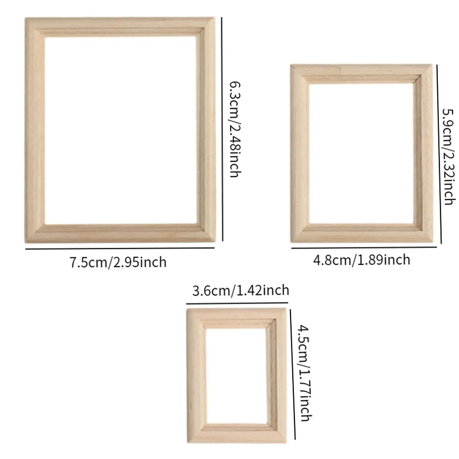 3 pezzi 1/12 Puntelli per scene di vita Modelli di cornici per foto per bambini piccoli 3+ ragazzi