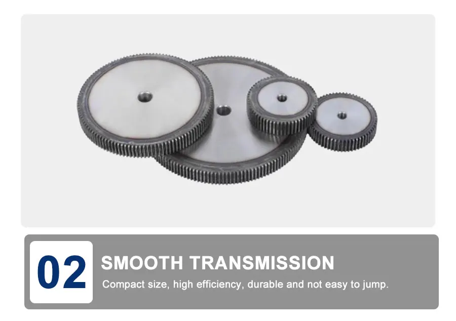 Flachzahnräder 1M 12T 13T 14T 19T 45 # Stahlmotor-Getriebe mit 10mm Prozesslochhöhe, industrielles mechanisches Antriebsgetriebe-Zubehör – Detail 9