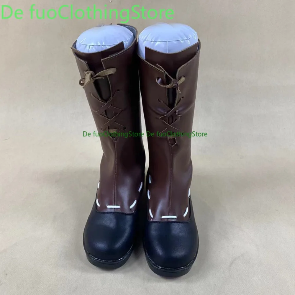 Defuo Identity V Gardener Emma Woods Cosplay Shoes Anime Convention ﻿   أحذية وأحذية لعب الأدوار من الرسوم المتحركة لحفلات الهالوين