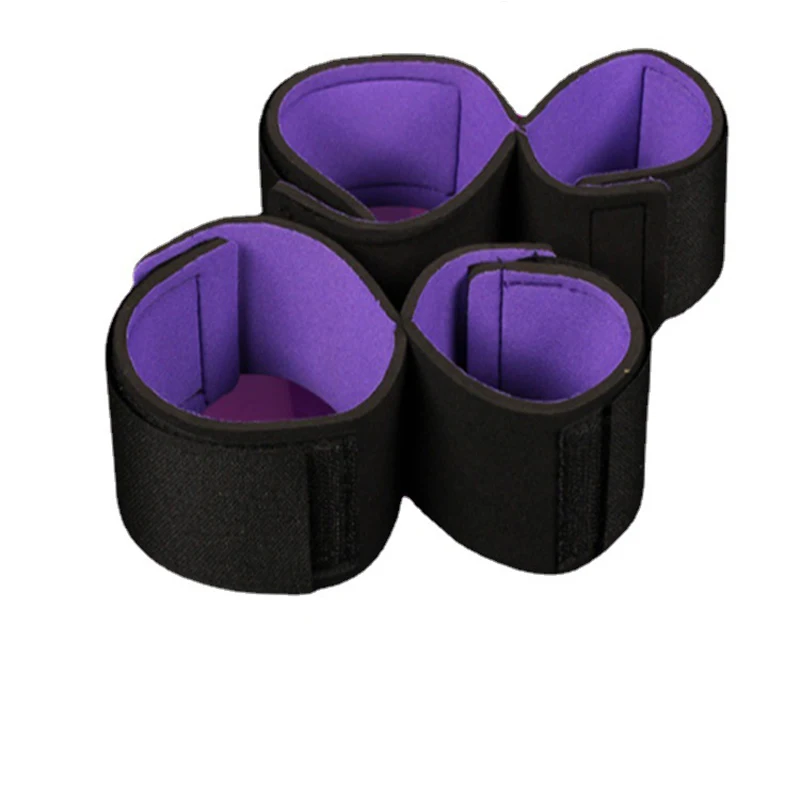 Adult SM No Vibrators Sex Restraint Handcuffs Slave Tools Bdsm Sexy Wrist To Ankle Cuffs Open Leg Hand Toys Bondage For Couples