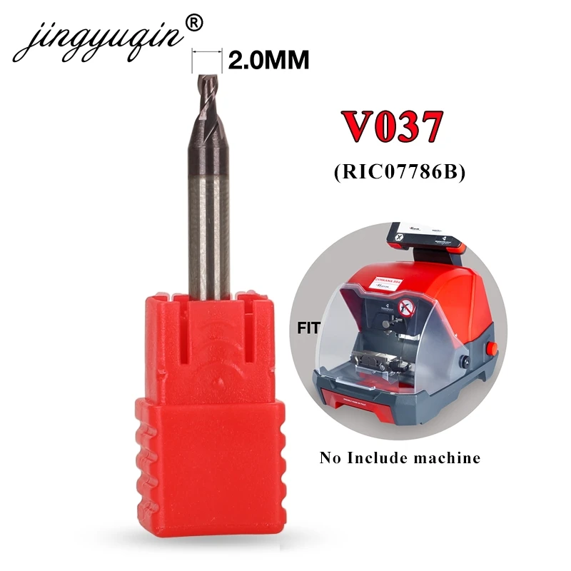 jingyuqin 2.0mm Cutter V037(RIC07786B)for Keyline Ninja Keyline Vortex Ninja Vortex Keyline Gymkana994 KEYLINE Versa Key Machine