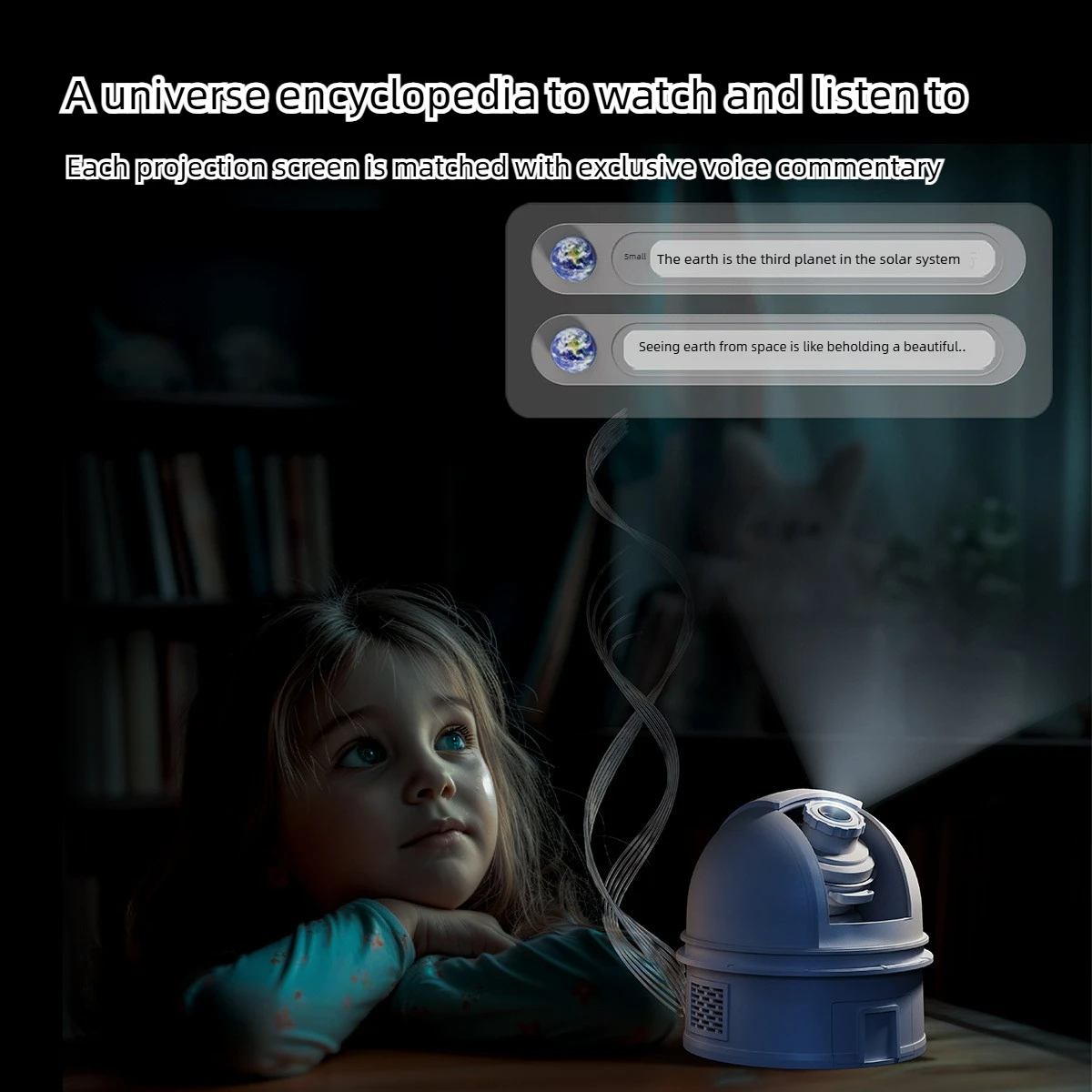 2026 Baru 360 °   Proyektor Ga - Kids Education Film ulasan dan harga