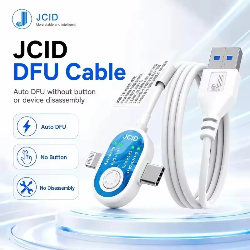 JCID iP Android Series DFU-Wiederherstellungskabel Automatische DFU-Eingangsleitung Firmware-Flash-System Reparatur Diagnose Wartung – Detail 2