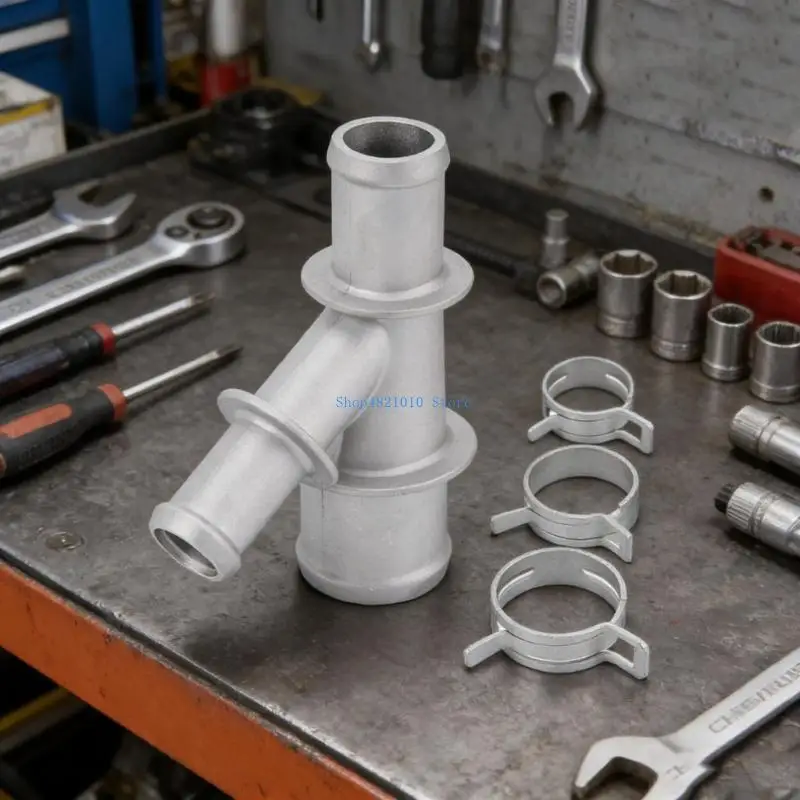 

T3LF Premium Aluminum Coolant Pipe Joint 47157 Coolant Hose Junction For Multiple Model Engine Cooling System