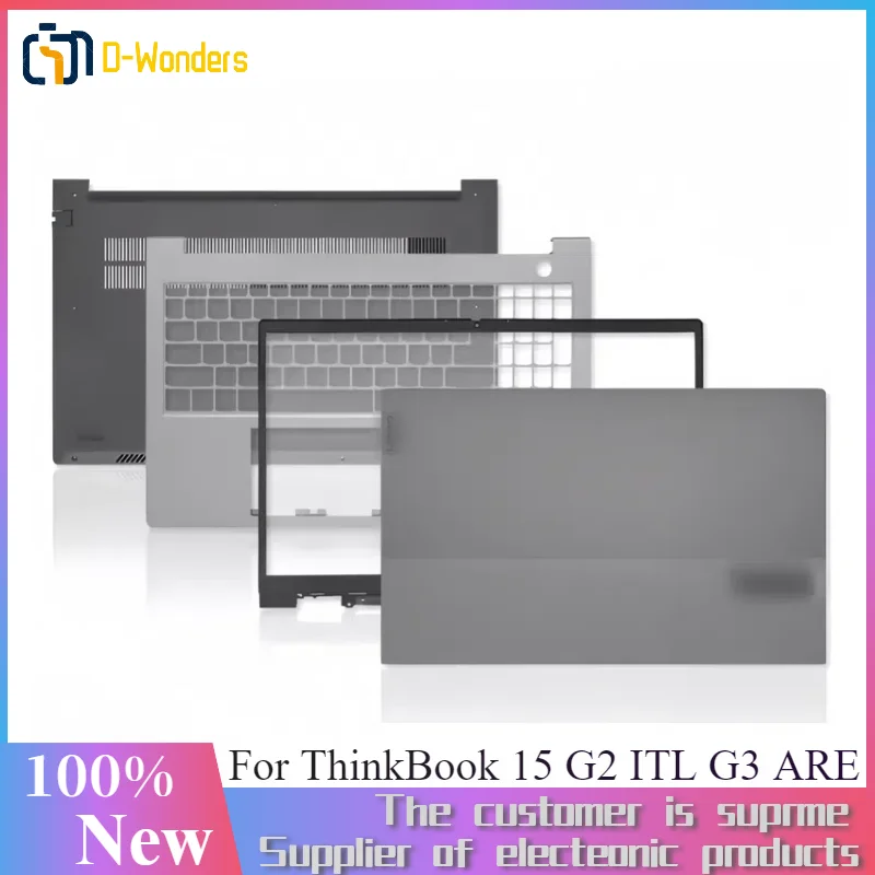 For Lenovo ThinkBook 15 G2 G3 ITL ARE laptop LCD back case screen top cover frame front bezel palmrest botom shell base