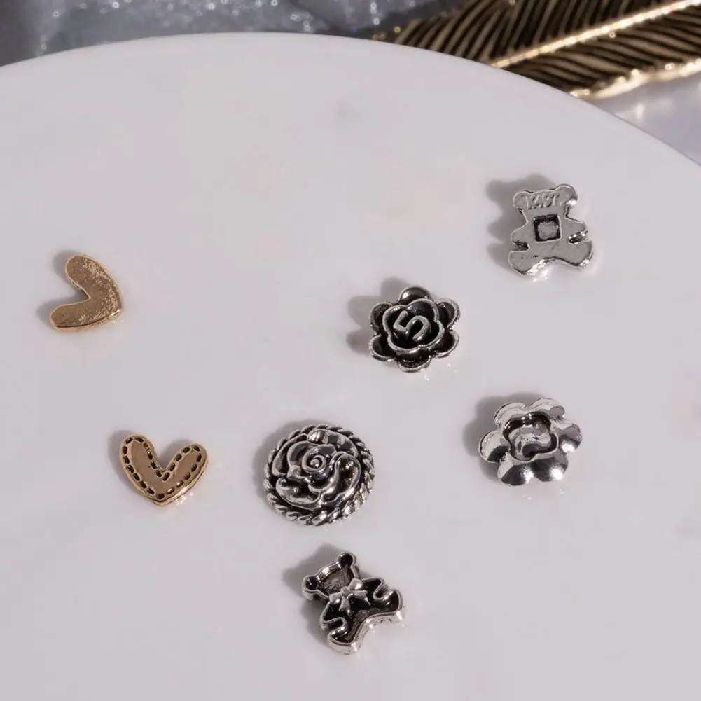 Exquisite Nail Art Charms Removable Drop-resistant Heart Shape Cute Nail Art Decorations  Nail Art Decals Nail Art Making