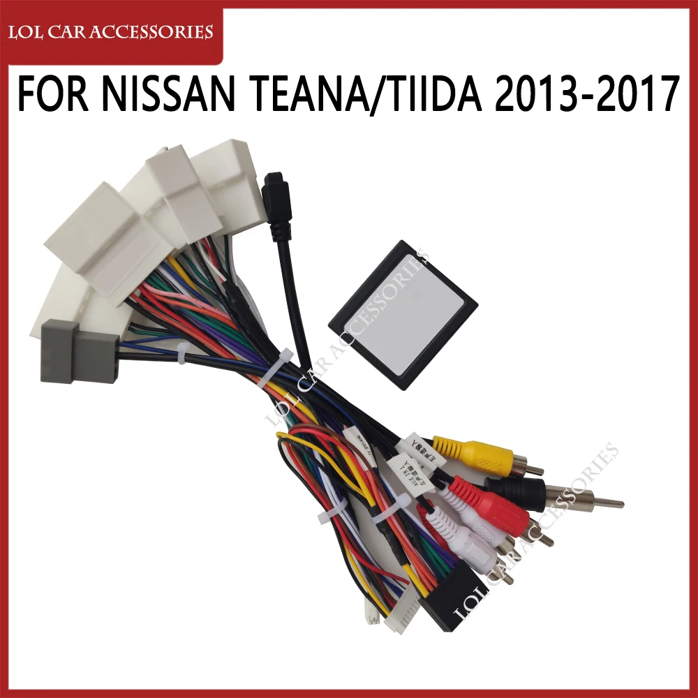 

For NISSAN X-TRAIL/Teana /Tiida/Murano 2013-2017 Car Audio Mp5 Player Android Power Cable Canbus Frame Wiring Harness