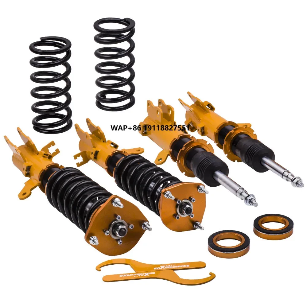 s Coilovers Shock Absorber Kit for Tiburon SE Coupe 2-Door 2005-2008 Adj. Height Shocks