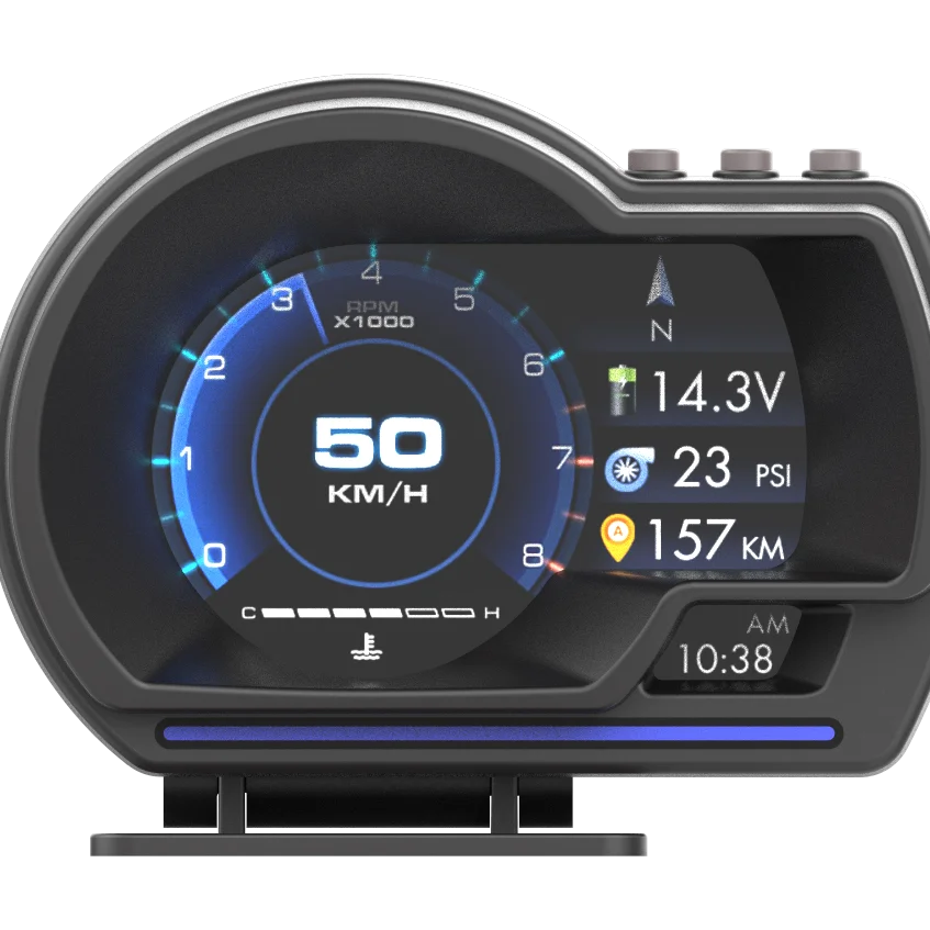 ELING 3.5inch Car HUD A500 Head up Display O-BD GPS Speed Multiple Data