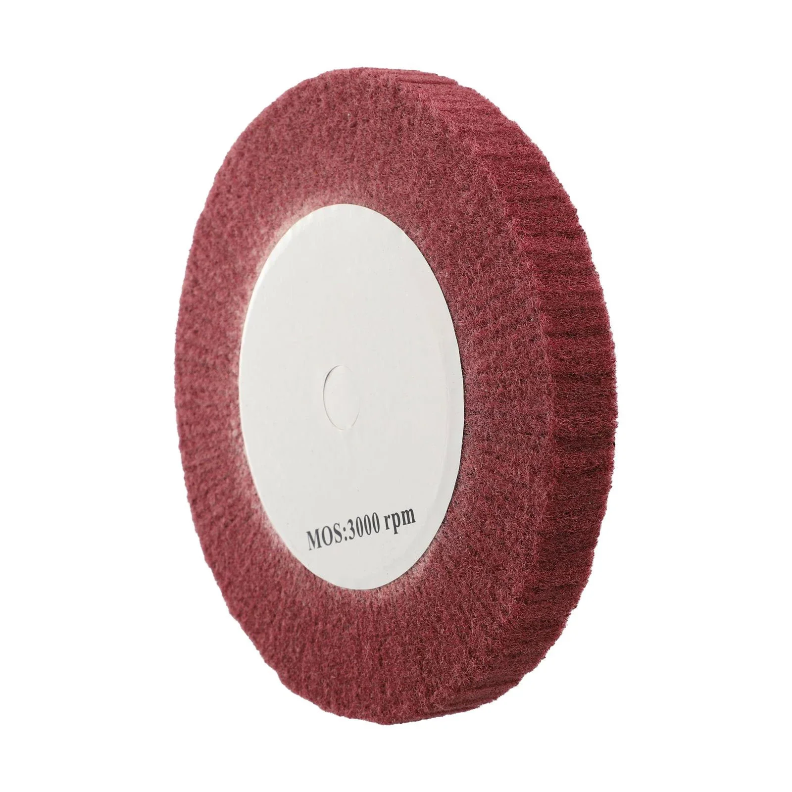 Polishing Wheel 12 Non Woven Abrasive Buffing Wheel for Metal Polishing Nylon Fleece with 320 Grit for Shadow Free Finish