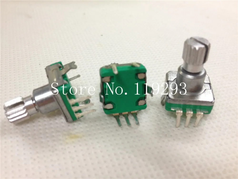 [LAN]Taiwan produced 360 rotary pulse encoder coding switch EC11-30 -bit audio car switch 11.5KQ--10PCS/LOT